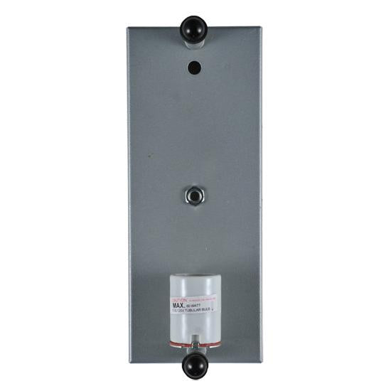 Meyda Lighting Metro Fusion 10" Steel Bel Volo Wall Sconce With White Dragonfly and Green Confetti Shade Glass