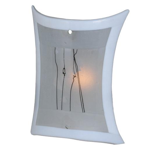 Meyda Lighting Metro Fusion 10" Twigs Shade Glass Panel