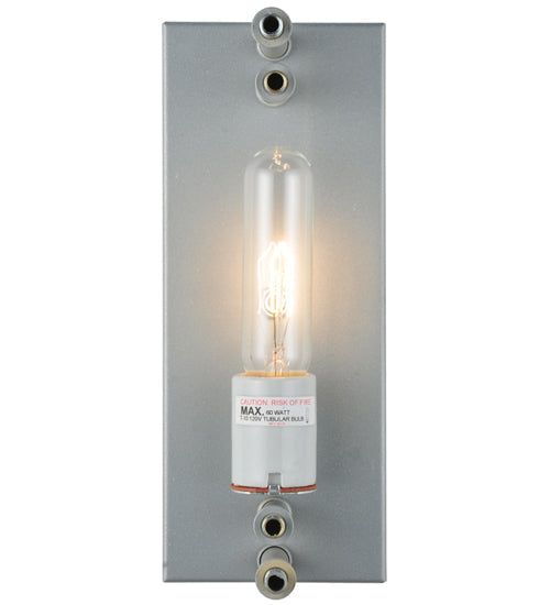 Meyda Lighting Metro Fusion 12" Silver Wall Sconce With Aventurine Green Iridescent Shade Glass