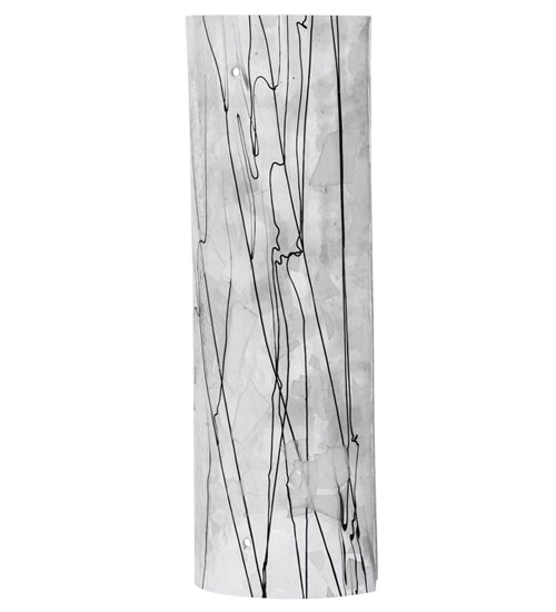 Meyda Lighting Metro Fusion 5" Branches White Shade Glass