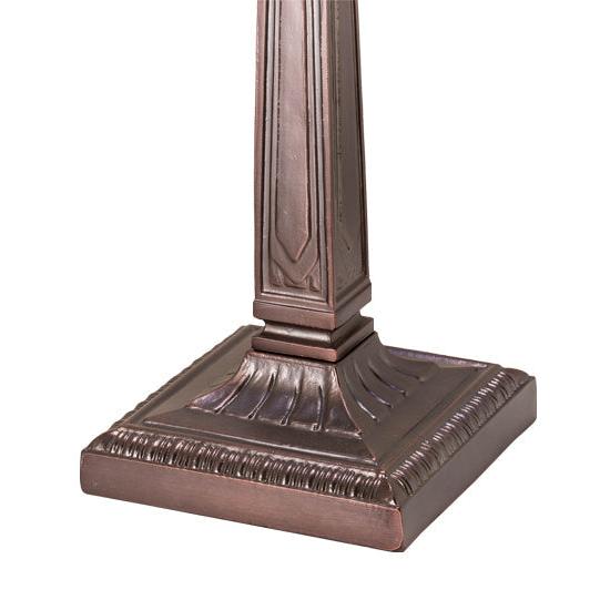 Meyda Lighting Mission 14" Mahogany Bronze Table Lamp Base