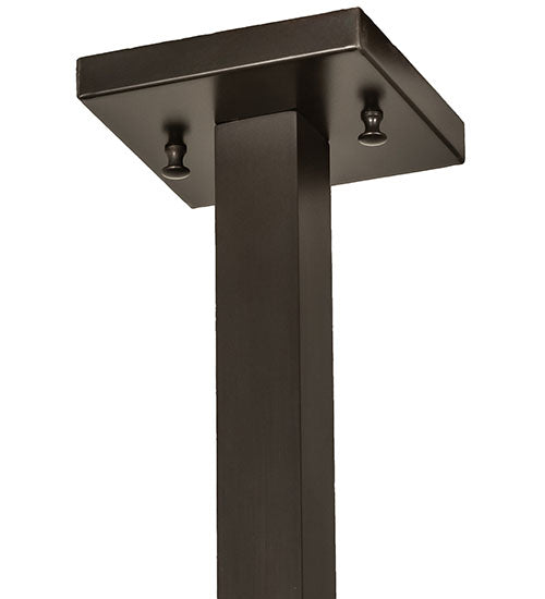 Meyda Lighting Mission 52" 3-Light Craftsman Brown Island Pendant Hardware