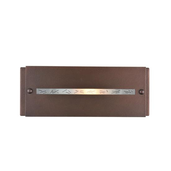 Meyda Lighting Moss Creek 16" Cinnamon Coffee Metallic Creekside Vanity Light