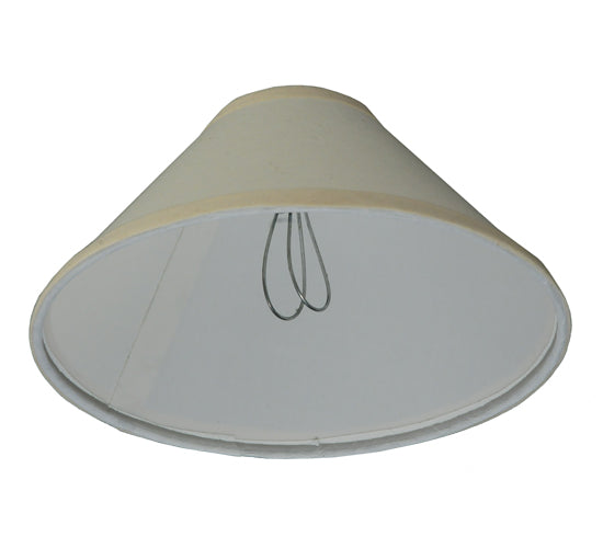 Meyda Lighting Natural Linen 8" Beige Tapered Shade