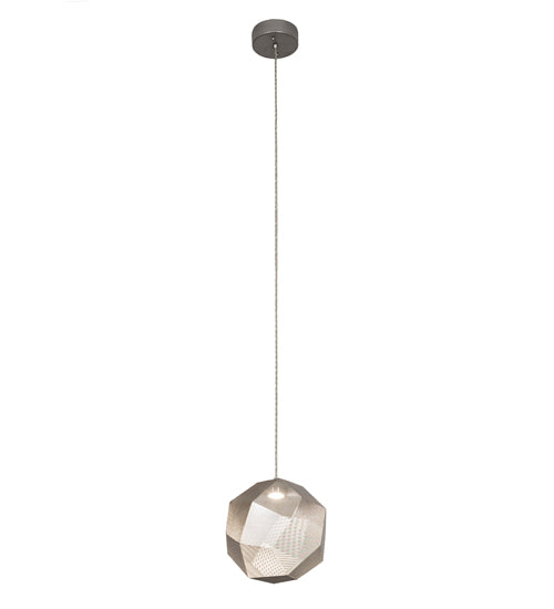Meyda Lighting Nidos 211423 12" Nickel Pendant Light