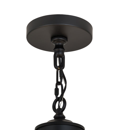 Meyda Lighting Octavia 37" 6-Light Blackwash Chandelier With White Statuario Idalight Shade Glass