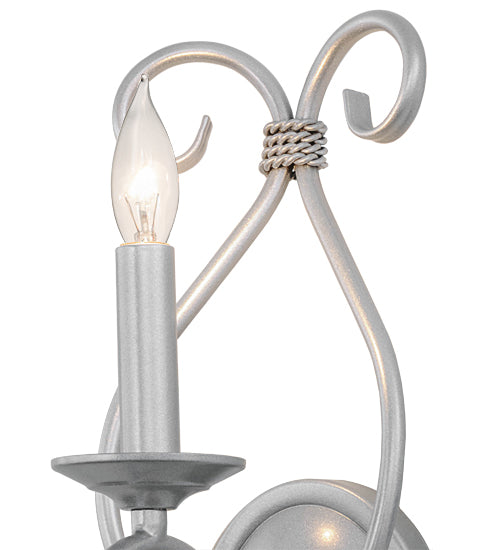 Meyda Lighting Olivia 6" Pewter Wall Sconce