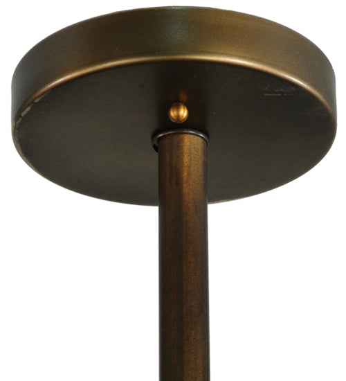 Meyda Lighting Paloma Golpe 30" Antique Copper Pendant Light