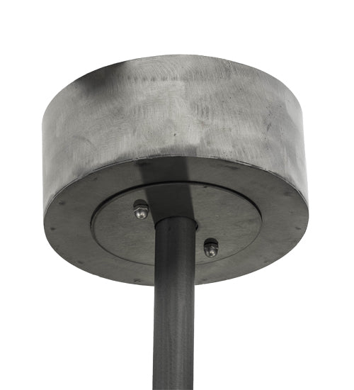Meyda Lighting Paloma Golpe 48" 12-Light Steel Chandelier With Silver Shade and Fan