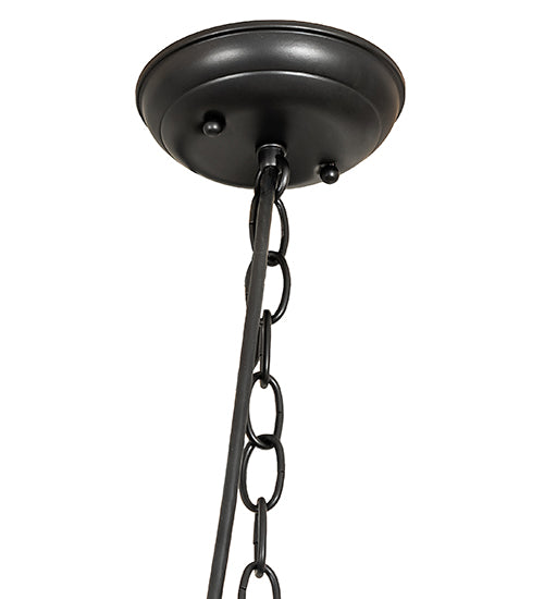 Meyda Lighting Paloma Golpe 49" 2-Light Flat Black Island Pendant Light