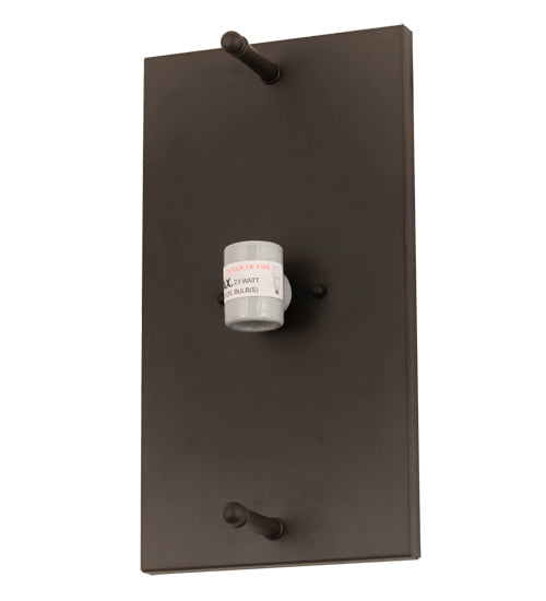 Meyda Lighting Parmecia 10" 2-Light Oil Rubbed Bronze Wall Sconce With Whitestone Idalight Shade Glass