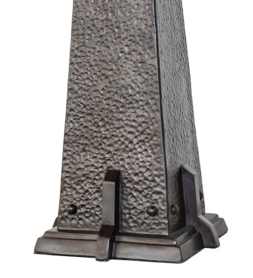 Meyda Lighting Pasadena Rose 23" 2-Light Mahogany Bronze Table Lamp With Multi-Colored Stained Shade Glass