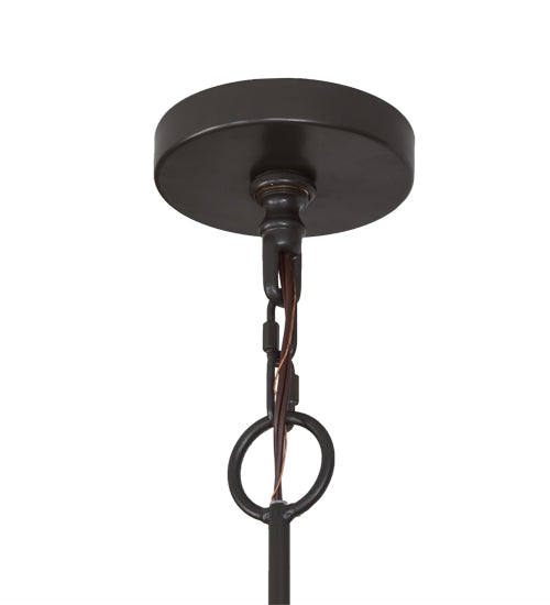 Meyda Lighting Polonaise 48" 12-Light 2-Tier Timeless Bronze Chandelier With White Faux Candlelight