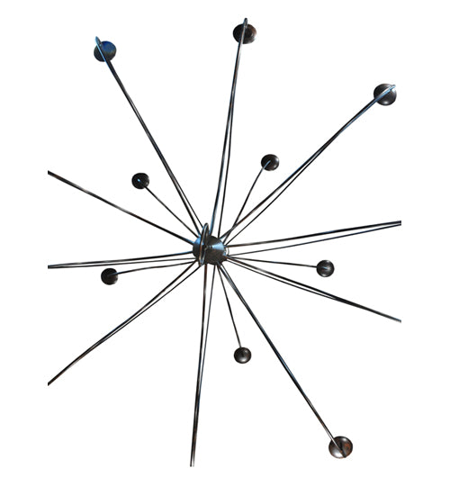 Meyda Lighting Polonaise 96" 15-Light 2-Tier Coffee Bean Chandelier With Faux Candlelight