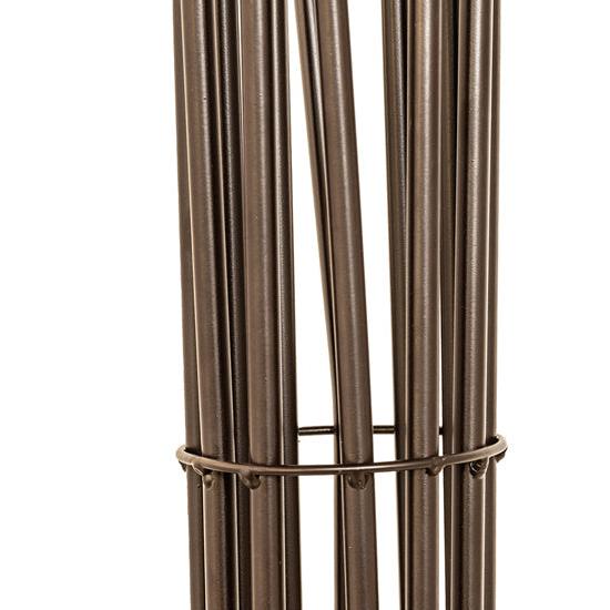 Meyda Lighting Pond Lily 63" 12-Light Mahogany Bronze Floor Lamp Base