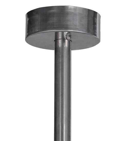 Meyda Lighting Quadrato 72" 12-Light Extreme Chrome Escalade Fabric Island Pendant Light With Pearl Textrene & Statuario Idalight Shade