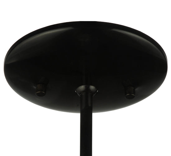 Meyda Lighting Shaken 3" Mirror Black Mini Pendant Light