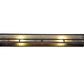 Meyda Lighting T Mission 36" 2-Light Mahogany Bronze Vanity Light With Silver Mica Shade Glass