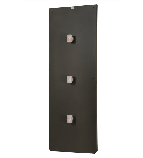Meyda Lighting Ticino 18" 6-Light Timeless Bronze Linne Wall Sconce With White Linen Shade