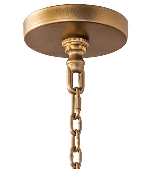Meyda Lighting Tonga 65" 12-Light Gold Metallic Chandelier