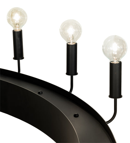 Meyda Lighting Tulin 96" 24-Light Flat Black Chandelier