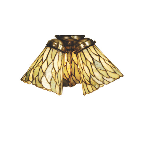 Meyda Lighting Willow 5" Beige & Green Jadestone Shade