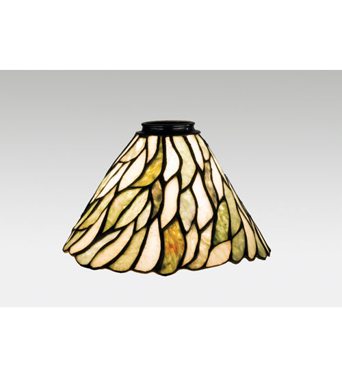 Meyda Lighting Willow 8" Green & Beige Jadestone Shade