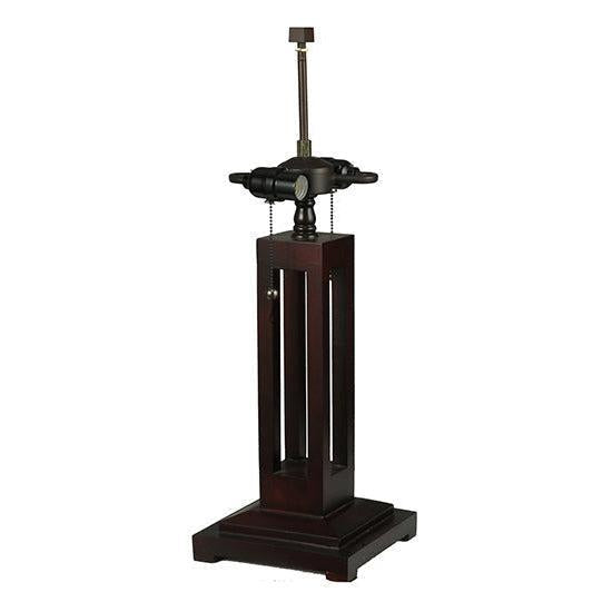 Meyda Tiffany Abilene 24" Mahogany Bronze Table Lamp Base