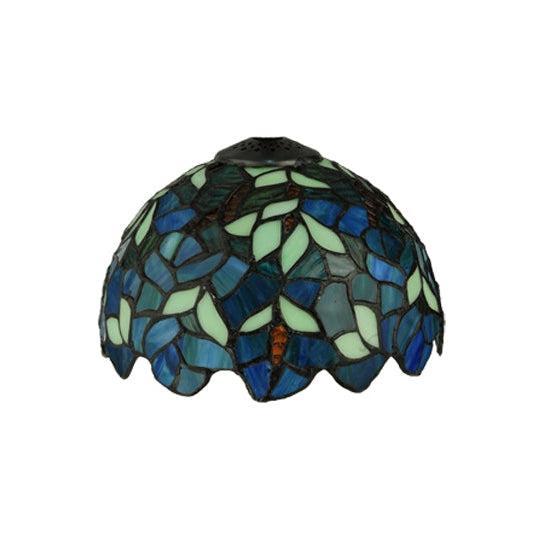 Meyda Tiffany Nightfall Wisteria 8" Green & Blue Shade for Mini Pendant