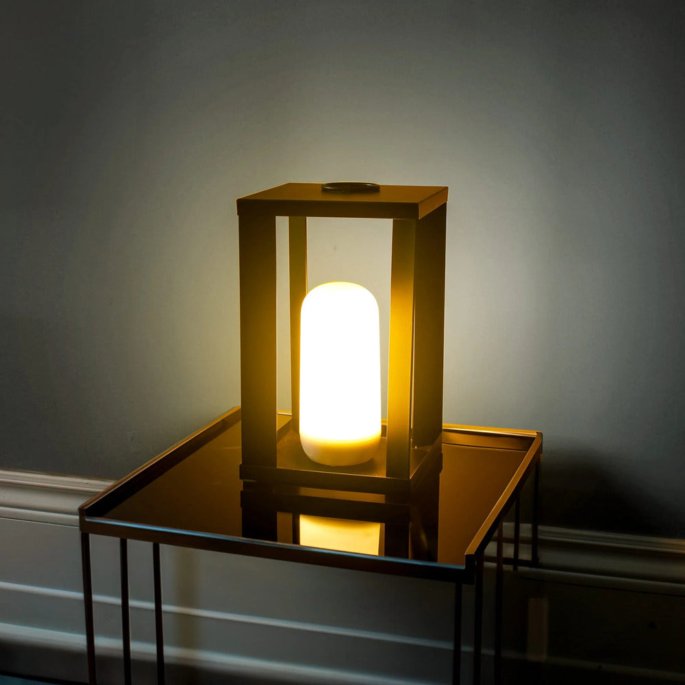 New Garden 200 Lumen Black Siroco 30 Rechargeable Outdoor Lantern