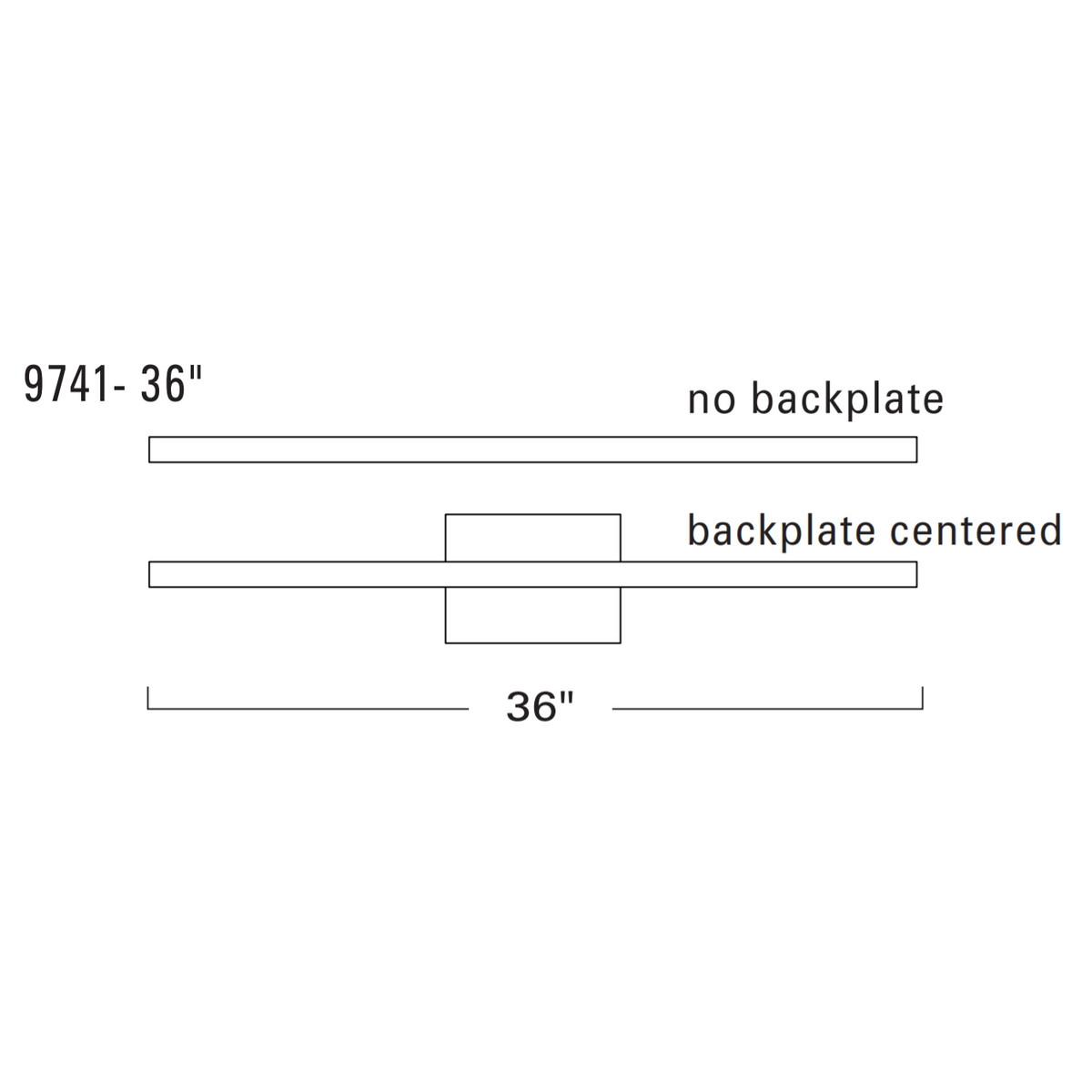 Norwell Lighting Ava 36" 1-Light Gloss White Vanity LED Sconce With Matte Opal Acrylic Diffuser