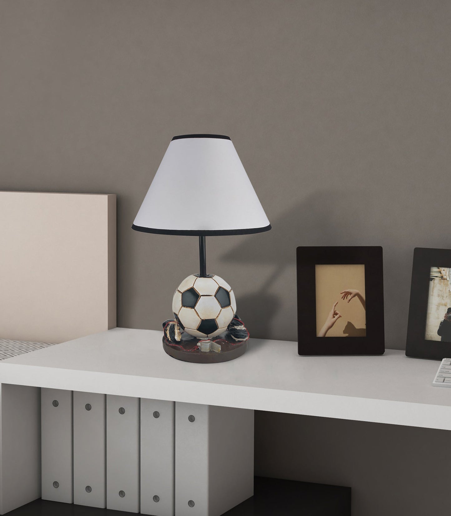 Ore International 15"H Soccer Accent Table Lamp