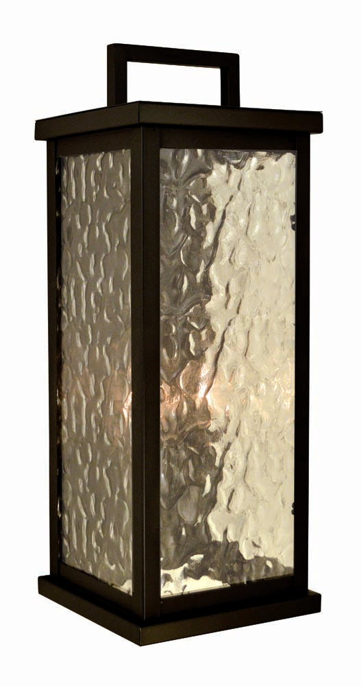 Arroyo Craftsman Rockport 19" Raw Copper High Wall Mount With Aerolite Glass