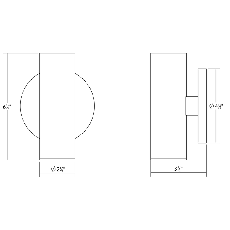 SONNEMAN ALC 2" One Sided 1-Light Satin Nickel 25 Narrow Flood Lens Aluminum Shade Bezel Trim Wall Sconce