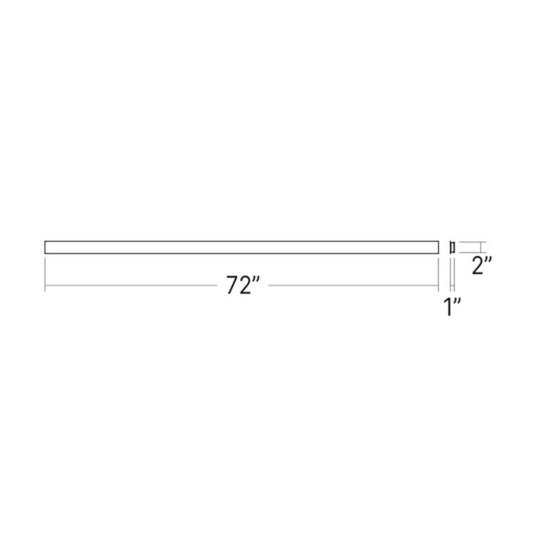 SONNEMAN Lithe 6' 2-Sided Light LED Natural Anodized Wall Vanity Lamp