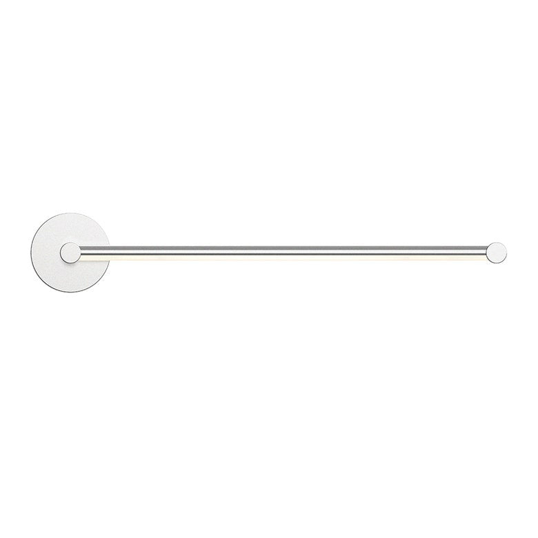 SONNEMAN Purolinear 360 24" 1-Light LED Satin Chrome Single Linear Shape Optical Acrylic Shade Wall Bar Lighting