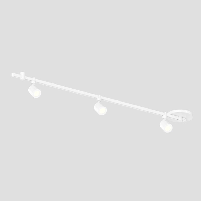 SONNEMAN Suspenders 36" Precise Aimable Cylinders Satin White Linear Surface Flush Mount Lighting