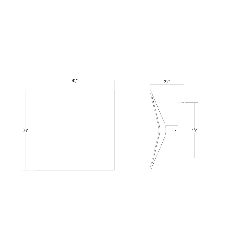 SONNEMAN Turo Small 1-Light LED Satin White Aluminum Shade Wall Sconce