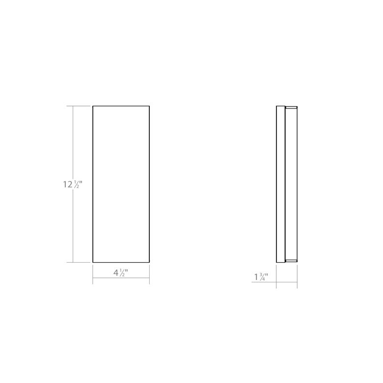 SONNEMAN Vanity 12" Extra Wide LED Polished Chrome Optical Acrylic Shade Bath Bar Lighting