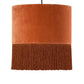 TOV Furniture Atolla Tassel Pendant Light in Brick Red Finish