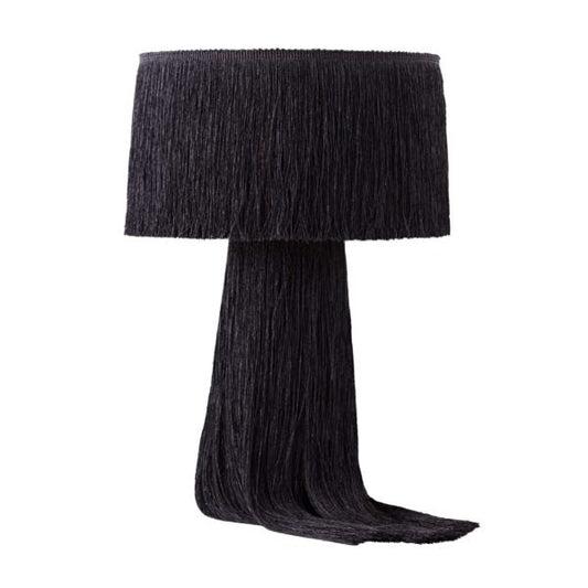 TOV Furniture Atolla Tassel Table Lamp in Black Finish