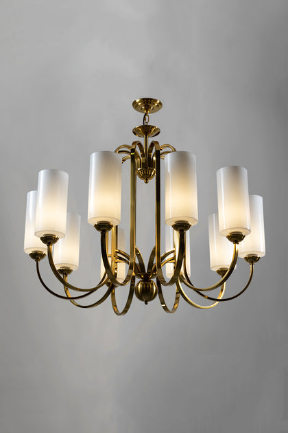 The Vault Aries Vintage Brass Chandelier