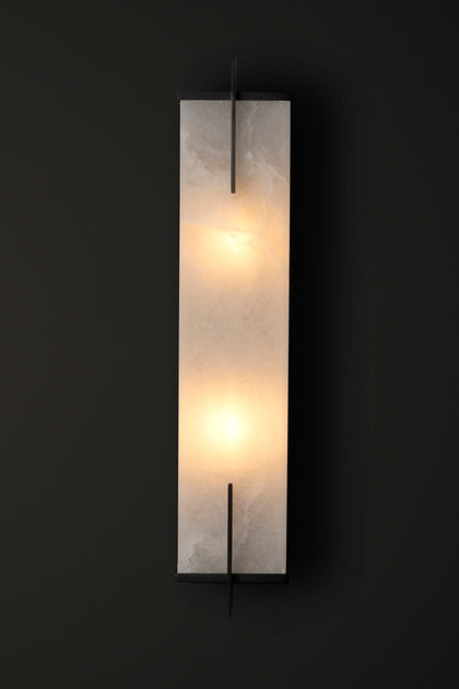 The Vault Beckett Alabaster Wall Sconce