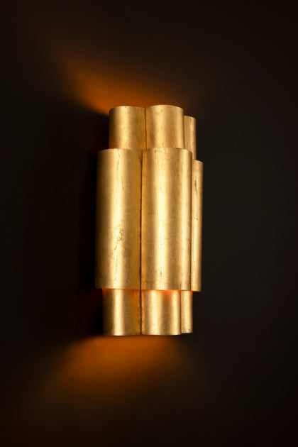 The Vault Everett Gold Antique Wall Sconce
