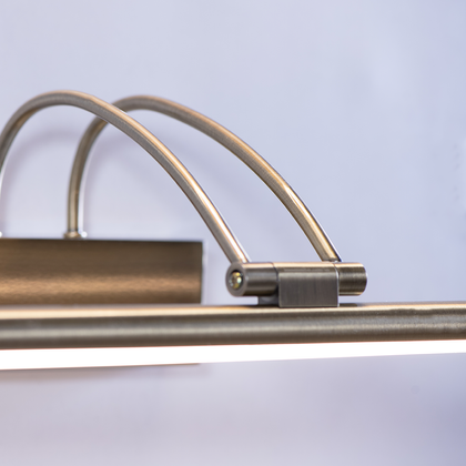 The Vault Lumina Brass Picture Light - Satin Brass