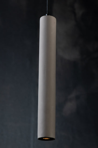 The Vault Millie Matte Grey Large Pendant