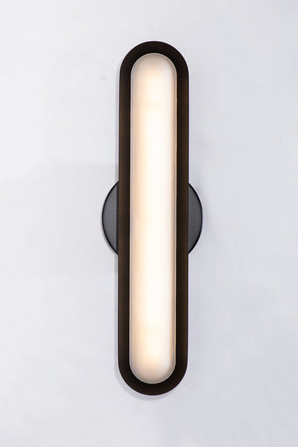 The Vault Odin Modern Wall Sconce - Matte Black