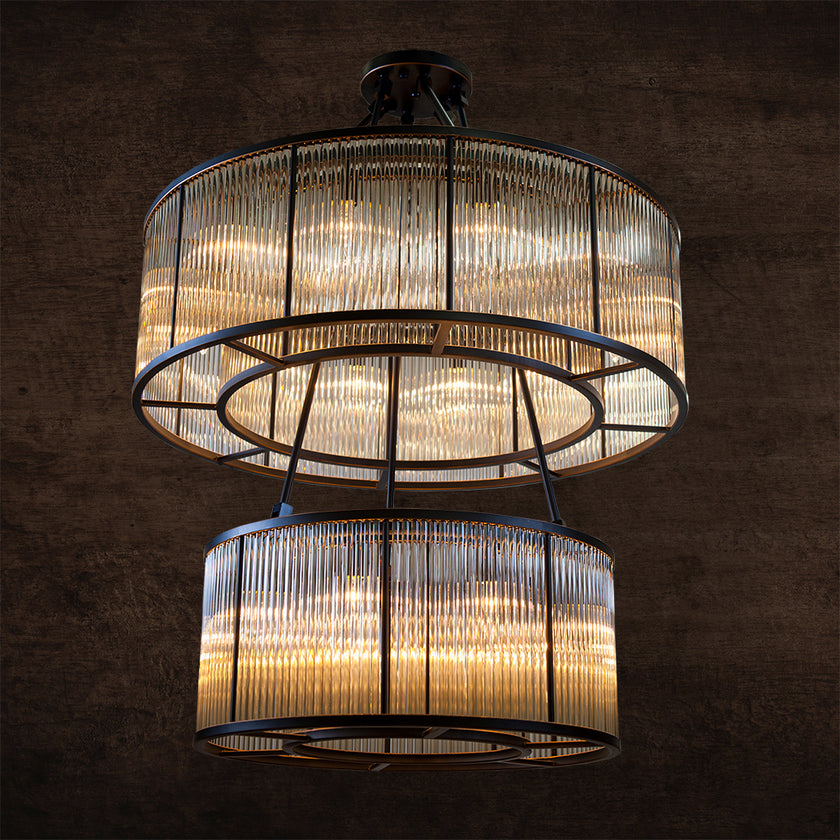 The Vault Valen Oversized Glass Chandelier