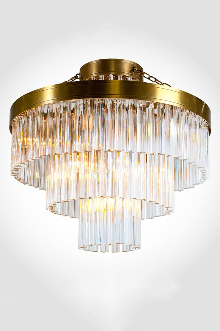 The Vault Valentina Satin Brass Ceiling Light Fixture