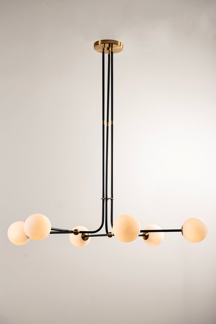 The Vault Warren Glass Globe Chandelier